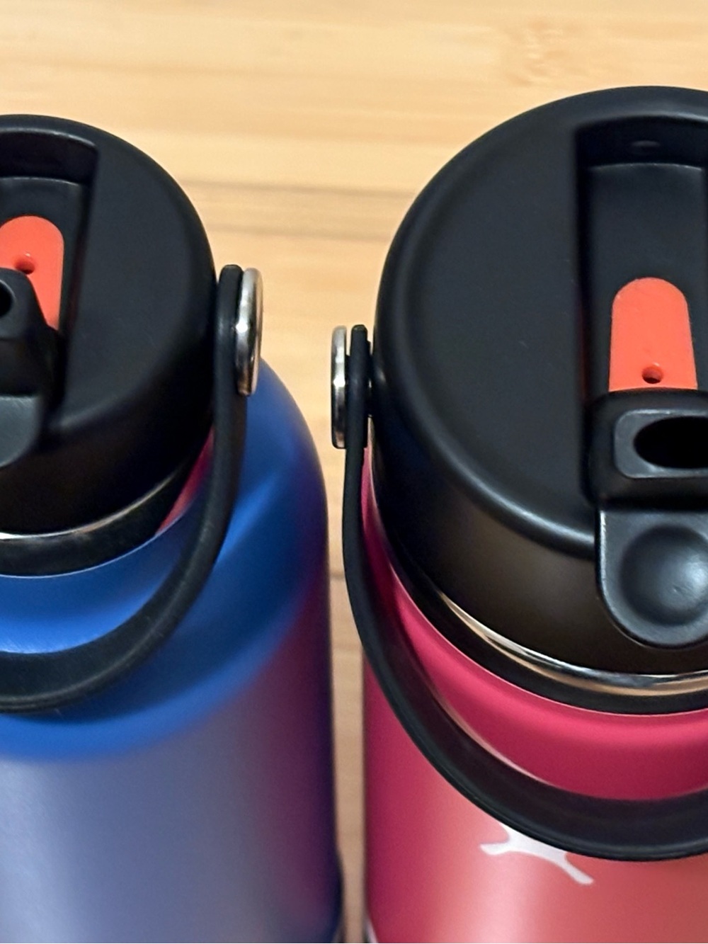 Hydro Flask Hydro Flask Bundle Pink + Blue 24oz Flex Straw Cap Water Bottles - Picture 7 of 7